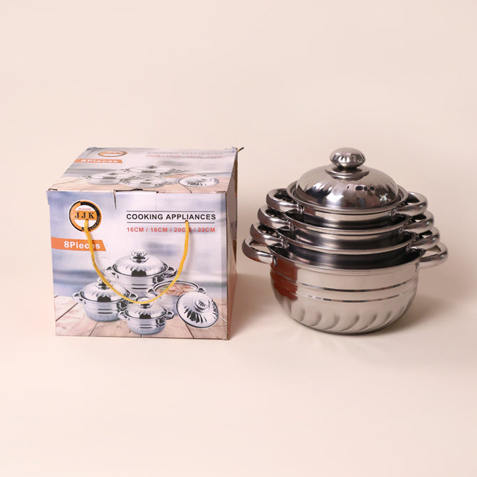 8pcs Stainless Steel Cooking Bowls