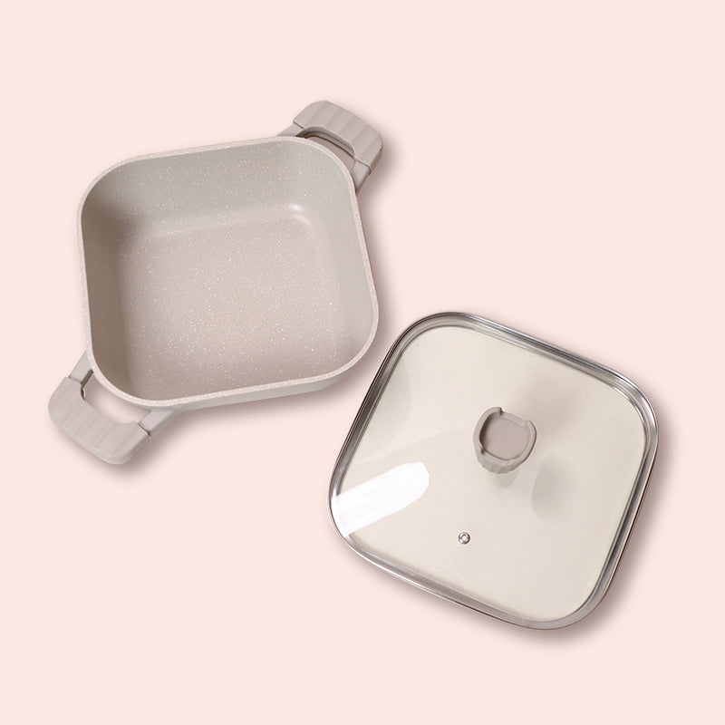 OCEAN WAVE Aluminium Square Casserole
