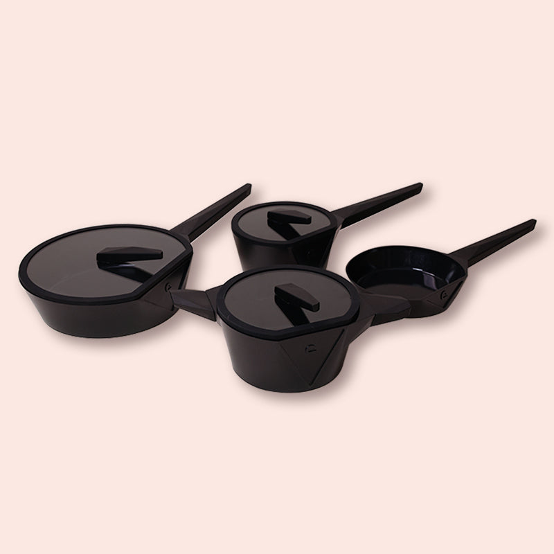 QTECUT Aluminium Pot and Pan Set